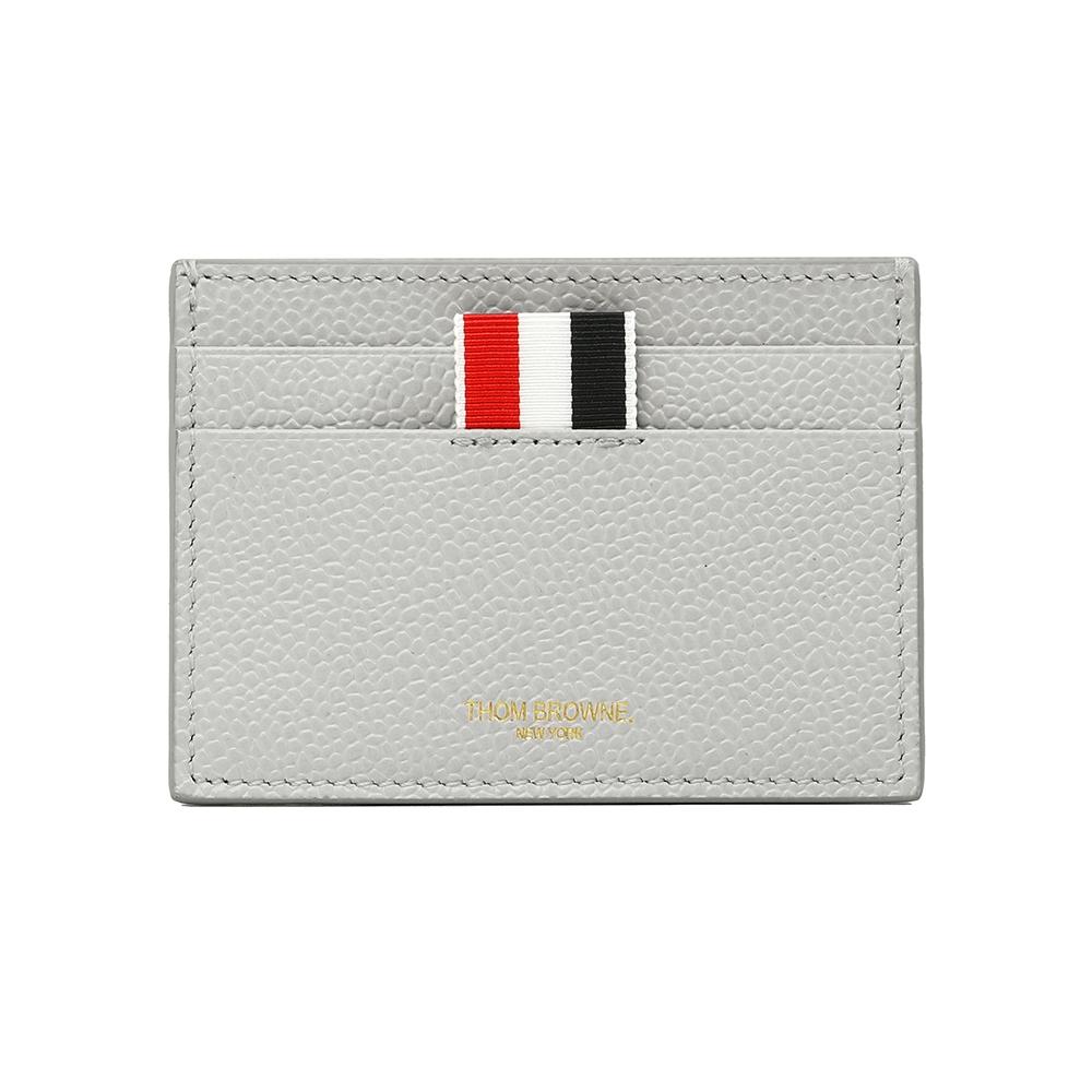 

Thom Browne Pebble Grain Card Wallet Three Stripe Faw035a 00198 055 FAW035A 00198 055