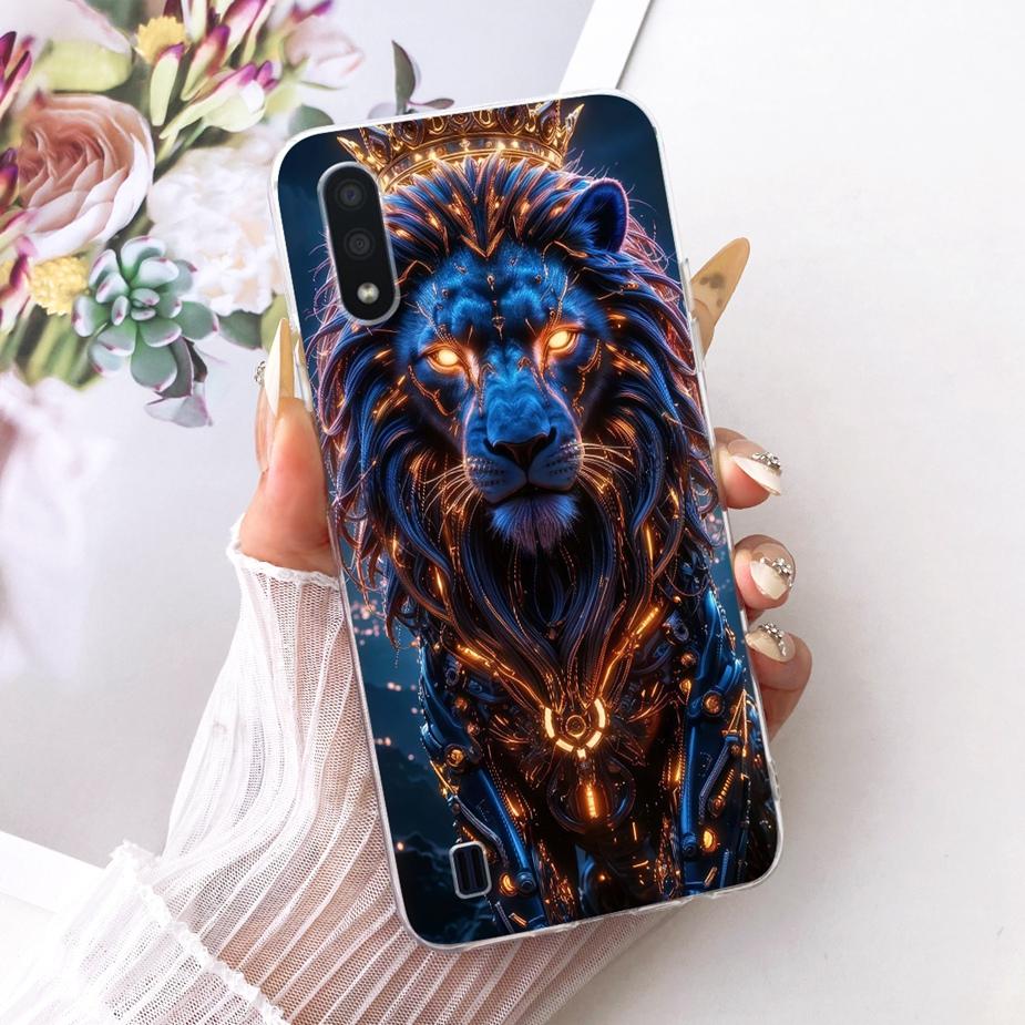For Samsung Galaxy A01 Case SM-A015F New Luxury Painted Cover Soft Slim Phone Case For Samsung A01 M 01 Galaxy M01 Fundas Bumper