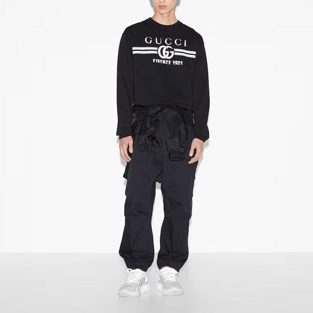 Gucci Double G cotton sweatshirt Men's 784413-XJGKQ-1152