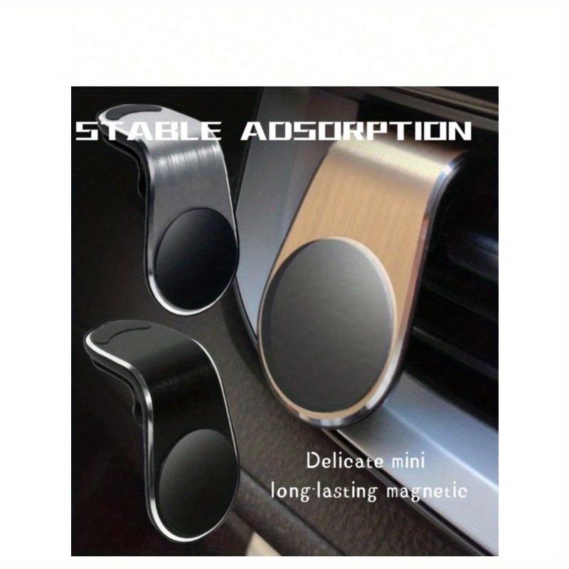 Supporto Magnetico Universale per Telefono a L - Presa Forte, Angolo Regolabile, Supporto per Bocchetta d'Aria, Design Compatto - Supporto Mobile Perfetto per Auto per la Guida