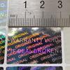100 Stück 3x2cm GARANTIE ERLISCHT BEI SIEGELBRUCH Silber Hologramm Manipulationssicheres Etikett Aufkleber Entfernungsfest Fälschungssicher Stempel