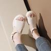 2025 New Platform Sandals Women's Summer Wear Open-toed Roman Sandals Women's Retro Style Comfortable Women's Shoes