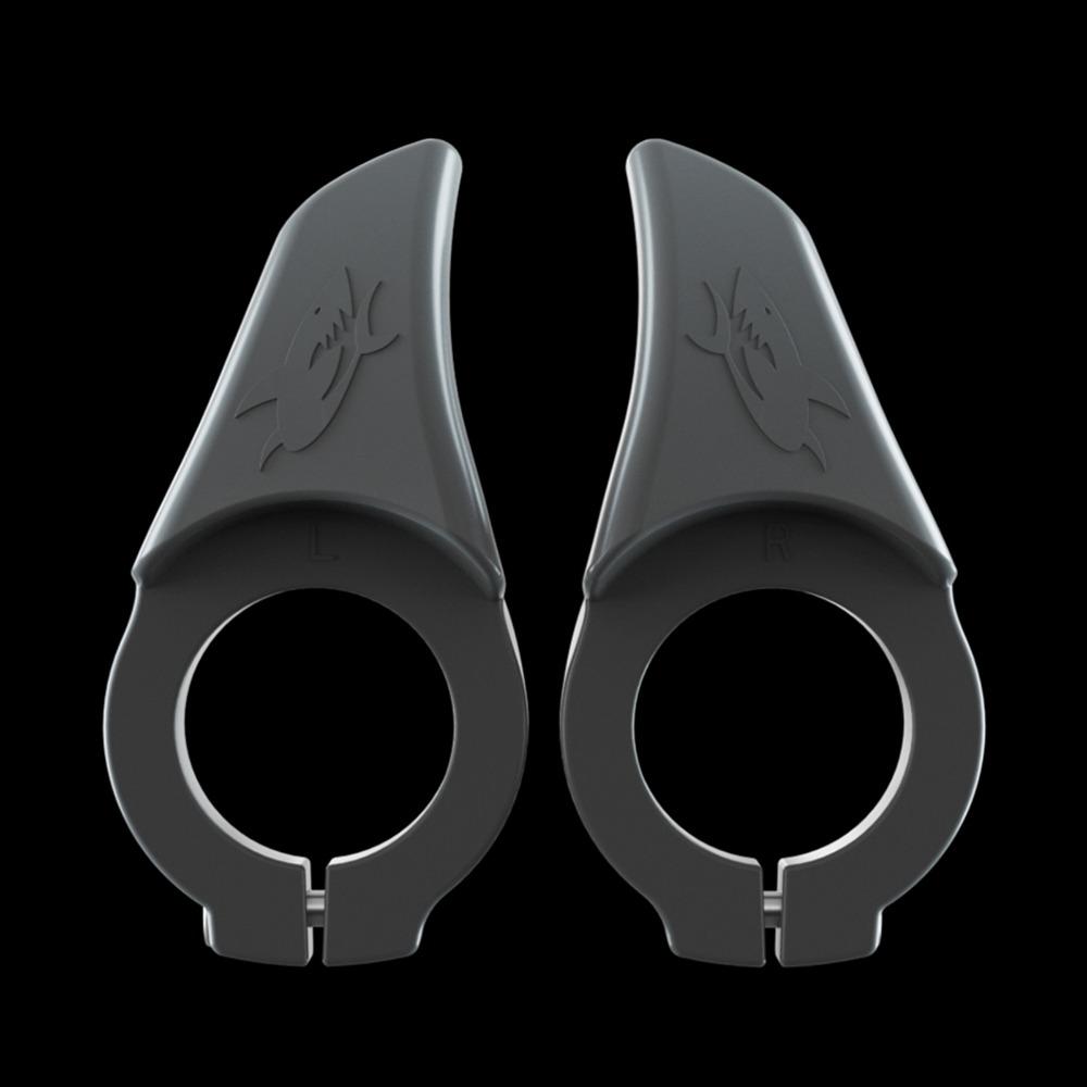 2PCS Fiber Bicycle Handlebar Thumb Rest Anti Skid Bicycle Handlebar End Grips for Mountain Bike
