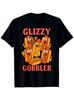 Hilarious Hot Dog T Shirt Glizzy Gobbler Saying Funny Meme Print Unisex Oversized Casual Daily Wear Tee Casual Attire AllSeason