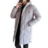 Medium-length Cotton Clothing Men's Section of The Winter of The New Loose Hooded Bakery Clothes Cotton Jacket Thickened Down Cotton Coat