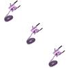Halloween Rabbit Traction Leash Harness for Walking 3Sets Violet Plush