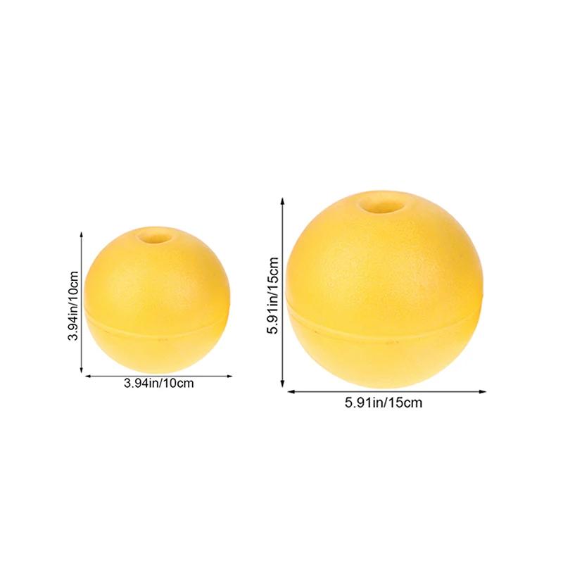 1Pc Round Buoy Deep Water Rope Floats Crab Pot Markers Net Drift Foam Buoy Float For Jet Ski Kayak Anchors Line Boats Dock Float