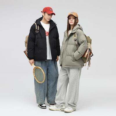2025 New Autumn and Winter Trend Loose Thickened Men's Cotton-padded Jacket Women's Casual Couple Cotton-padded Clothing 2277