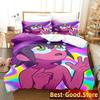 3D The Midnight Gospel Parallel Bars Bedding Set Printed With Pillowcase Bed Duvet Cover Soft Queen King Size Bedclothes Home