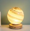 Planet Glass Lamp Moon Planet Lamp Decoration Bedroom Bedside Nightlight Creative Birthday Gift Chargeable Desk Lamp Table Light
