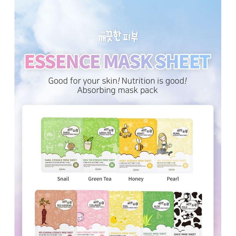 esfolio - Hyaluronic Acid With Peach Essence Mask Sheet Set
