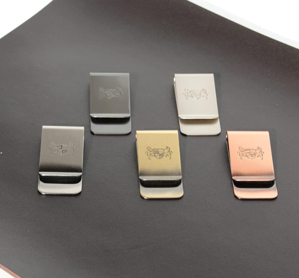 DONOK Artisan Money Clip for Made in Black H53 x W21 x D8mm Packaging Men, Japan, Sate, (Gift Included)