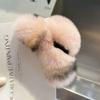 Real Rex Rabbit Hair Small Grab Clip Female Autumn and Winter Hairy Back Head Disc Claw Internet Celebrity Shark Clip Headgear Hairpin