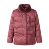 Elderly Women's Rabbit Fur Collar Tang Suit Winter Down Jacket