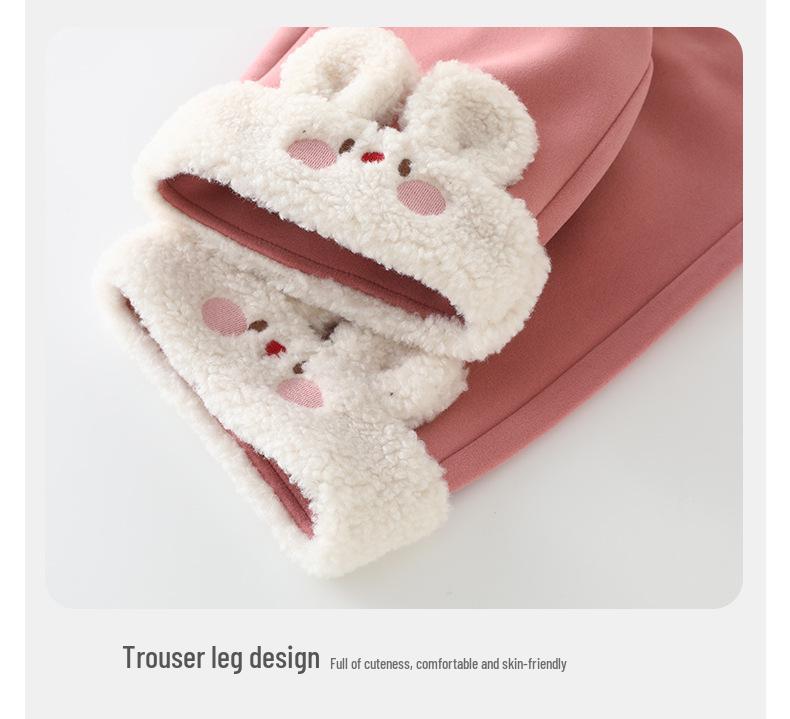 DUUDUU 2025 Korean-Style Toddler Girls' Autumn/Winter Sweater & Sweatpants Set
