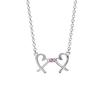 TIFFANY &CO. Paloma Picasso Series Love Design 925 Silver Necklace Men and Women Same Style Couple Model Silver 66875490-Silver F
