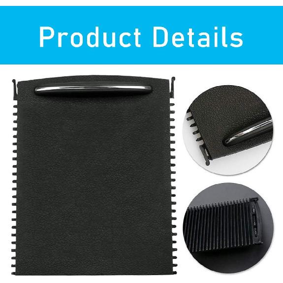 Jaronx für Mercedes Benz C-Klasse W203 Mittelkonsolen-Rollladenabdeckung, Becherhalter-Rollo-Reißverschluss, Mittelkonsolen-Schieberabdeckungen für Mercedes Benz