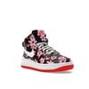 Nike Air Force 1 Mid EasyOn SE GS Flower Power Kids Sneakers Black Pink-Rise Picante-Red FQ3692-001