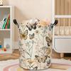 1pc, Collapsible Laundry Basket Featuring a Butterfly Wildflower Design, Suitable for Organizing Dirty Clothes Or for Adults, And Can Be Used As a Sto