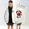 Grenzüberschreitender Spot BLS Totenkopf-Element-Druck Amerikanischer Hardcore Streetstyle Lockerer Unisex Kapuzenpullover