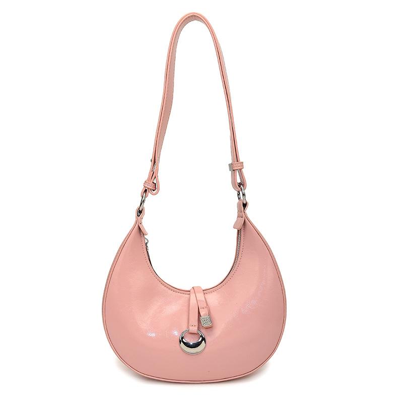 2025 new underarm bag women's large-capacity portable fashion retro shoulder bag niche simple commuter crescent bag