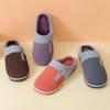 Wholesale Unisex Couple Winter Warm Plush House Slippers, Thick Soft Non-Slip Wear-Resistant TPR Sole Cozy Indoor Home Slippers for Autumn Winter