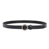 Leather Fine Belt Women'S Cowhide Round Buckle Belt Women'S Casual Decorative Skirt Waist Women'S Belt
