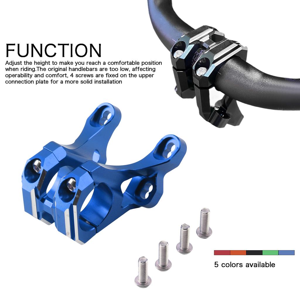 Motorrad Riser Frontlenkerhalterung CNC Aluminium für Surron Light Bee X Modifizierte Teile Pit Dirt Bike Motocross Zubehör