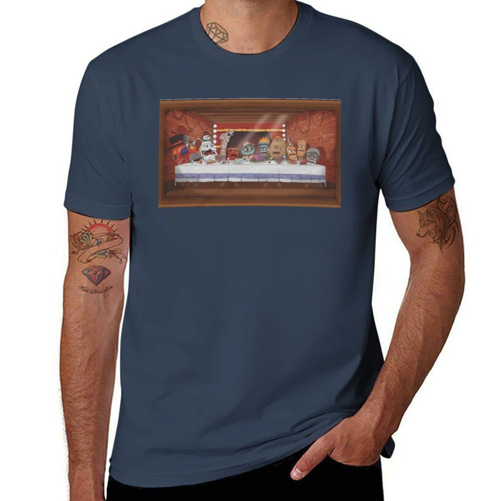 The Last Supper Puppet History Tshirt Comfortable Basic Crew Neck Tee S