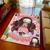 Nezuko Kamado Carpet Rug Non Slip Floor Mat Soft Area Rug for Bedroom Living Room Home -QJY