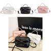 Pu Charming Mini Handbag For Girls And Boys With Delightful Bow Design For School Use