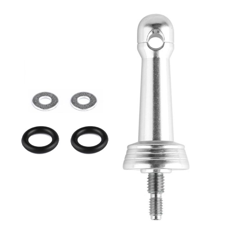 Fishing Reel Balancers Reel Stand Equipped with Gasket and Rubber Rings Aluminum Fishing Wheel Balance Rod