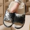 Nest Good Product Linen Slippers Indoor Home Four Seasons Non-slip and Non-smelly Fabric Silent Cotton and Linen Wood Floor
