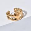 European-American Trend Stainless Steel Heart Ring - Women's INS Style, Adjustable, Sweet & Cool Personality.