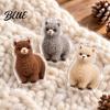 Desktop Decorative Ornaments with 24 24-Day Christmas Calendar 2026 Alpaca Advent Countdown Set 2D Acrylic