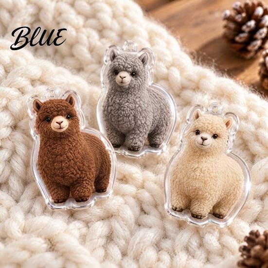 Desktop Decorative Ornaments with 24 24-Day Christmas Calendar 2026 Alpaca Advent Countdown Set 2D Acrylic