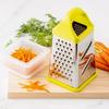 Multipurpose Grater Vegetable Slicer Four-Side Box Grater Stainless Steel Potato & Radish Slicer Garlic Grinder Kitchen Gadgets