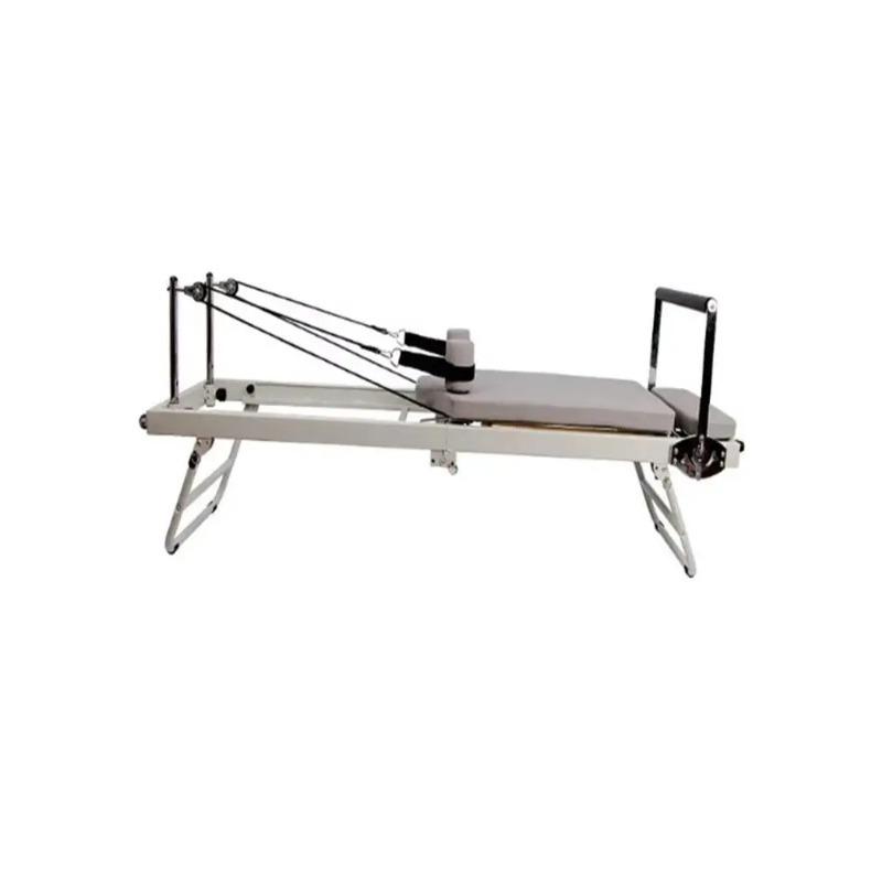 Pilates Reformer Core Bed - Foldable Metal Frame Machine for Yoga Exercise & Home Core Training