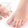1 Pair Silicone Toe Separator Splints with Magnetic Closure Adjustable, Unisex for Sports, Comfortable Fit, Toe Separators for Sport