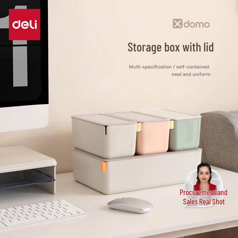 Deli Xdomo Desktop Storage & Organization Series Small розовый