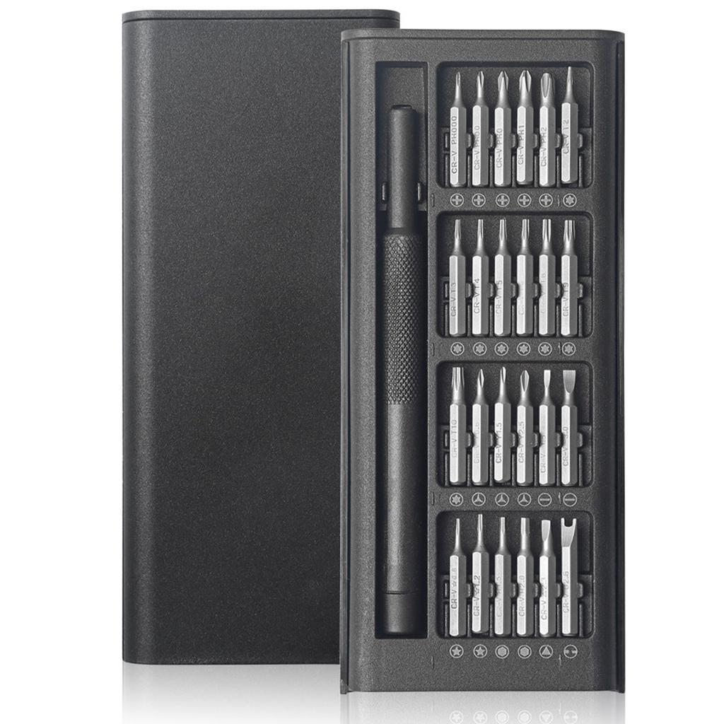 WOZOBUY Precision Screwdriver Set, 25 In 1 Mini Screwdriver, Magnetic Driver Bits Set, Pocket Manual Screwdriver Tool Set