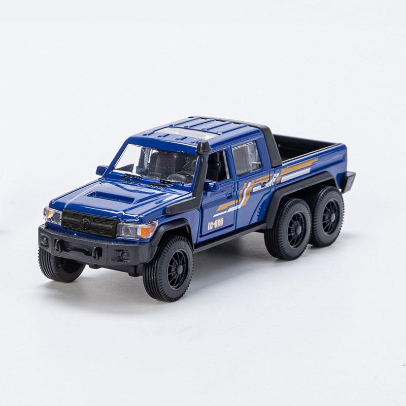 Druckgussmodell, Legierungs-Pickup-Modell, Puzzle-Spielzeug, Geländewagen-Ornament, Rückstoß-Auto-Modell, Jungen-Spielzeug