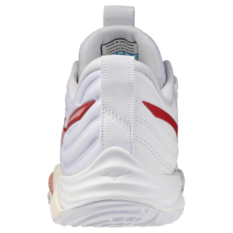 Mizuno WAVE MOMENTUM ELITE Support Volleyball Shoes Women's White Red V1GC251273