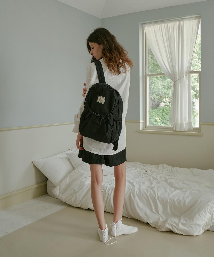 Leneeb String Backpack Black