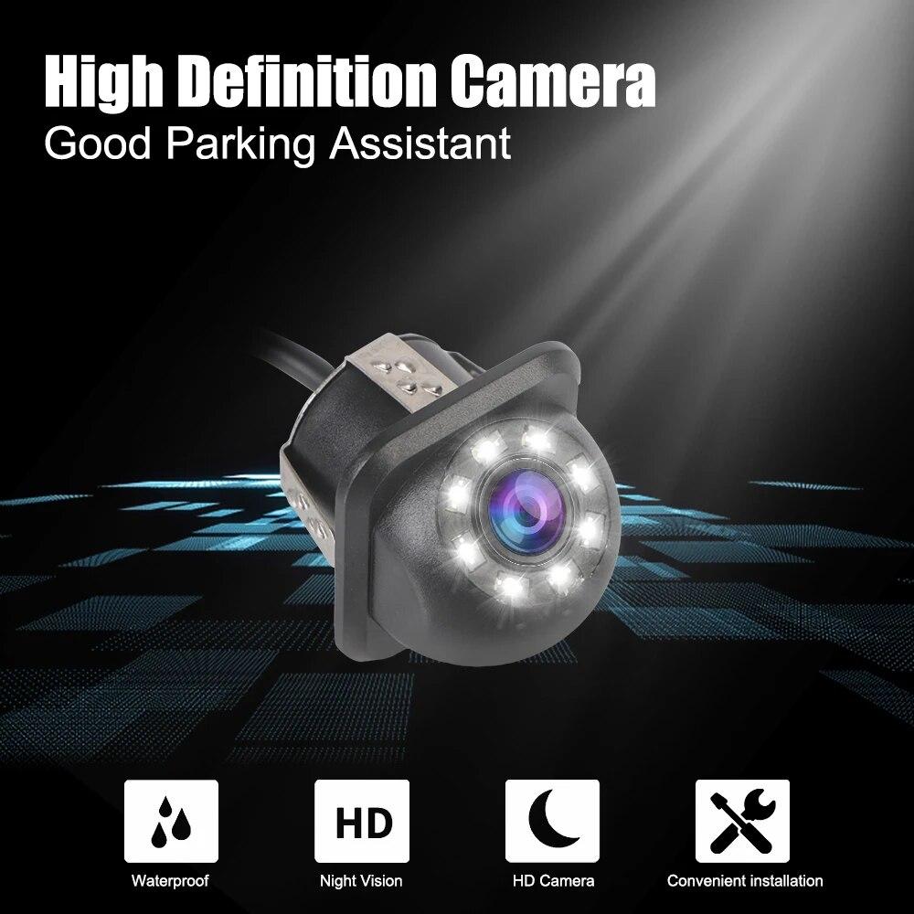 Auto Parking Assistance 170° Car Rear View Camera 8 LED Wide Angle Backup Camera Car Infrared Night Vision Parking Monitoring