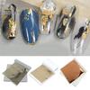 100 Sheets Imitation Gold Foil Metallic Foil Squares Sliver Alloy Foil for Gilding Art Nail Decoration DIY Resin Candle Plaster Craft