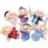 6Pcs Soft Plush Finger Puppets Set Interactive Educational Finger Toys Puppets Toys  Role Play