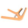 Guitar Capo Portable Clipon Spring Capo Stringed Instrument Playing Tuning Accessories(Orange )