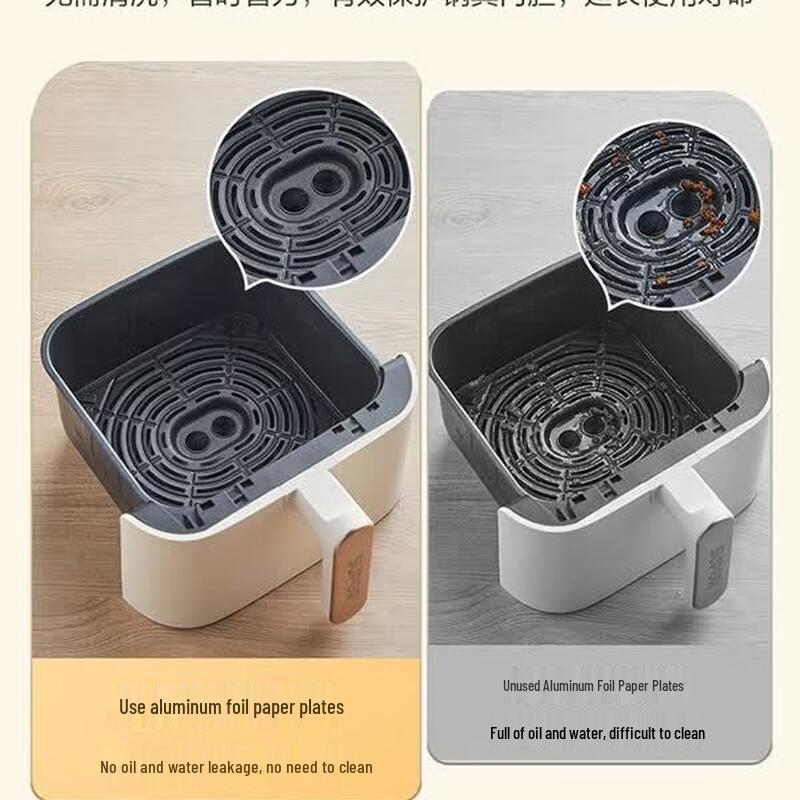 Beixun Large Disposable Aluminum Foil Baking Trays, 50-Pack