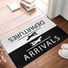 Modern Airport Runway Printed Pattern Welcome Rug Living Room Bedroom Entrance Doormat Kitchen Front Door Mats Non-slip Rug